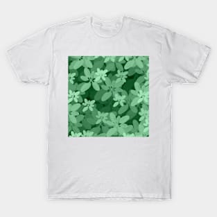 Green Flowers T-Shirt